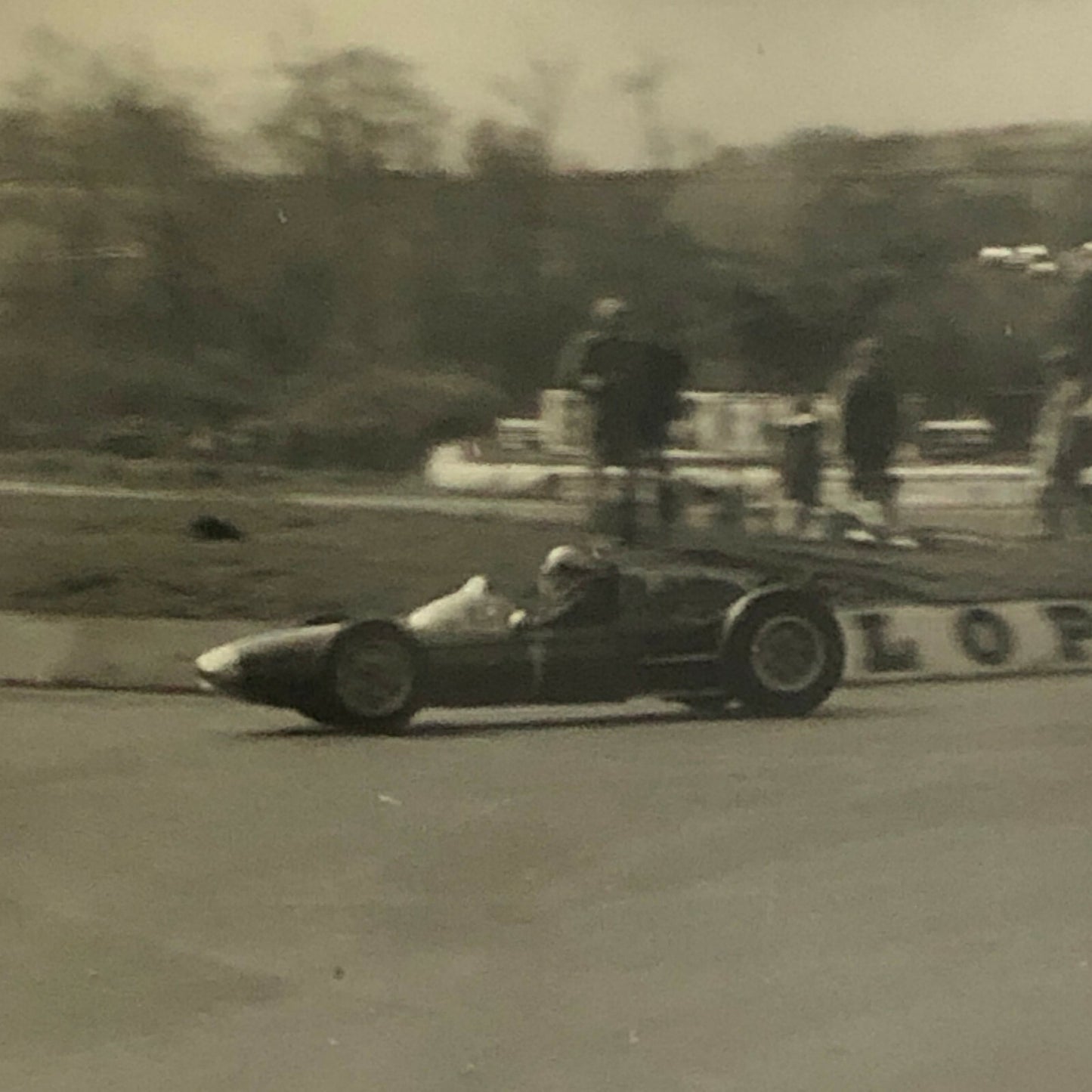 Vintage Grand Prix Car Racing Photo Photograph Print Motorsport Race