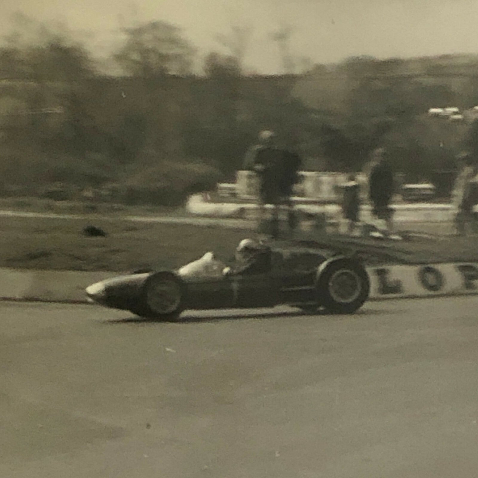 Vintage Grand Prix Car Racing Photo Photograph Print Motorsport Race