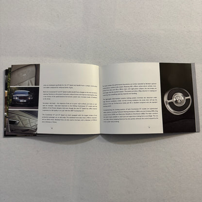 Bentley Contintental GT and GT Speed Press Kit Brochure with CD 2007 2008