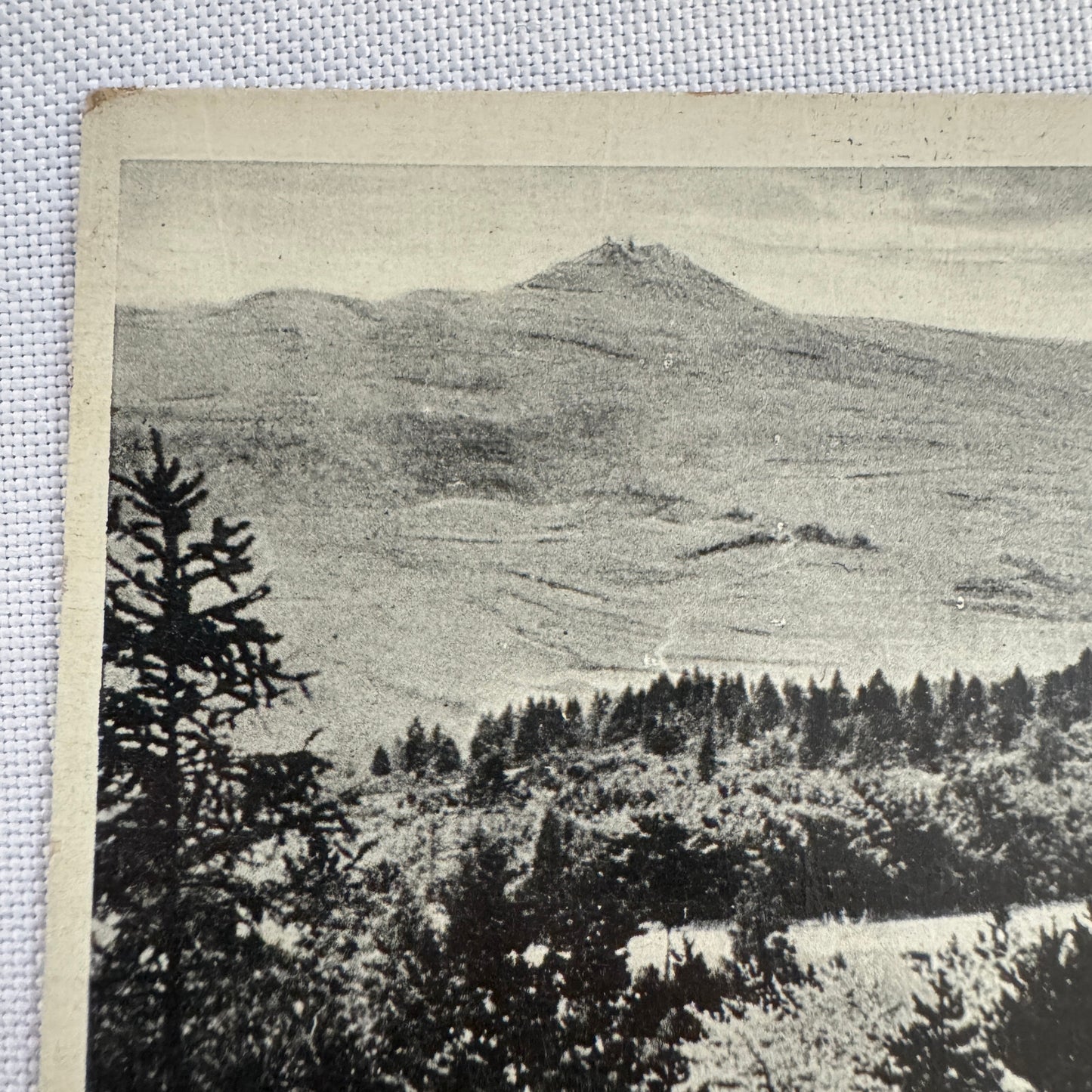 Vintage Nurburgring Racing Postcard Post Card 1936 Postmark Race Track Car