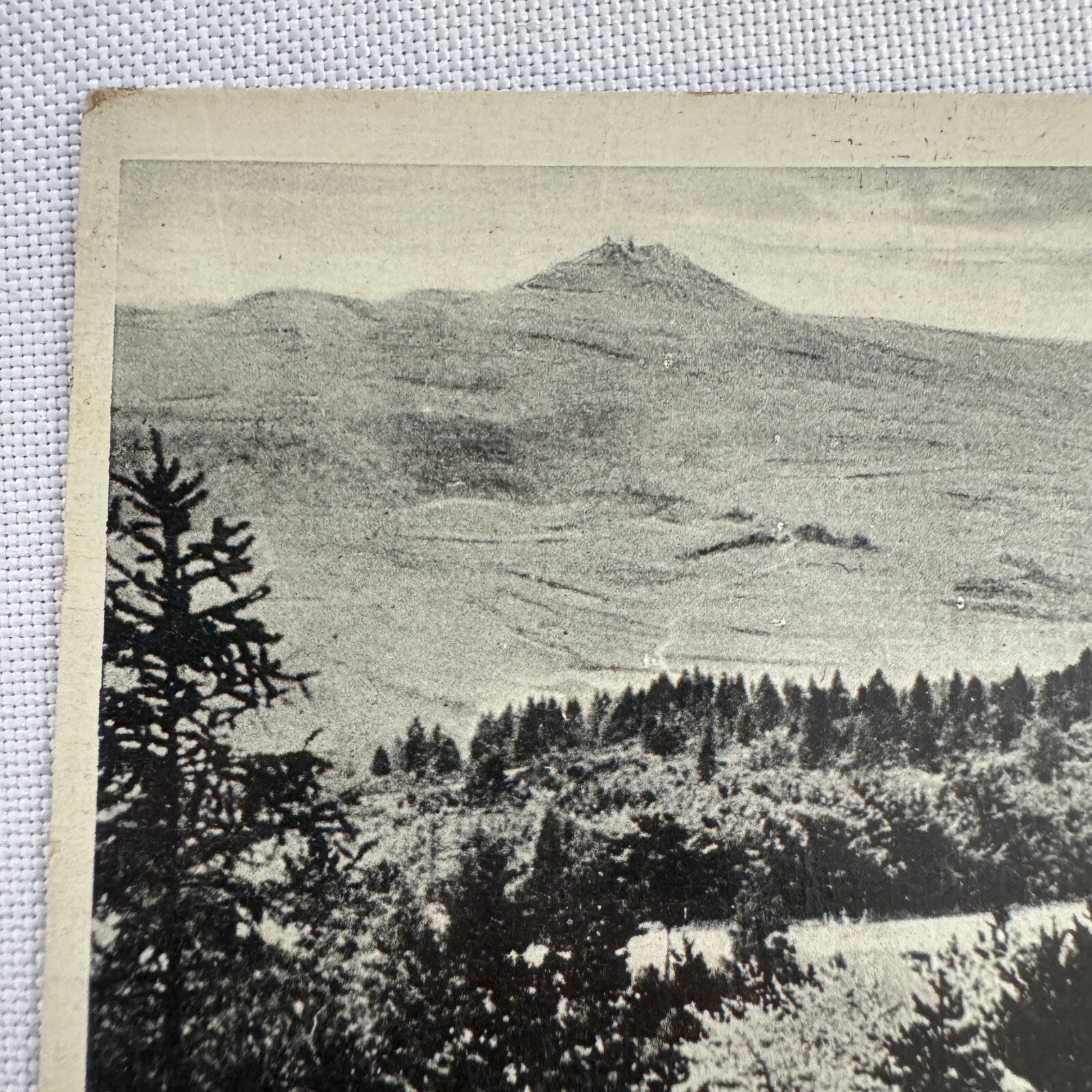 Vintage Nurburgring Racing Postcard Post Card 1936 Postmark Race Track Car