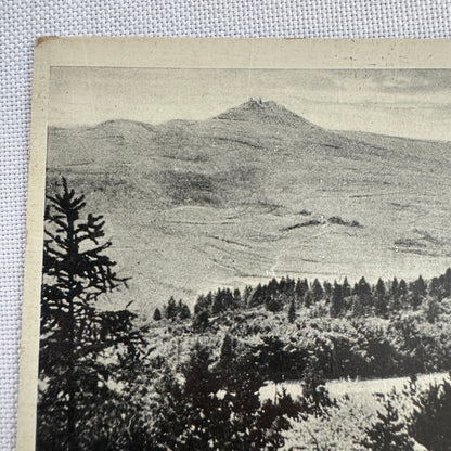 Vintage Nurburgring Racing Postcard Post Card 1936 Postmark Race Track Car