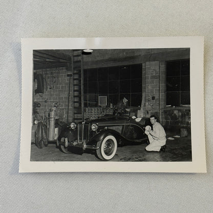 Vintage MG Roadster Car Photo Photograph Print Lot 13x 1953