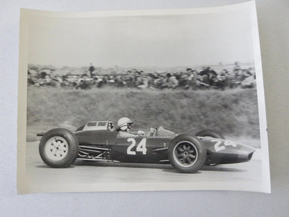 Vintage Photograph Photo Racing Driver John Surtees 1962 British Grand Prix Lola