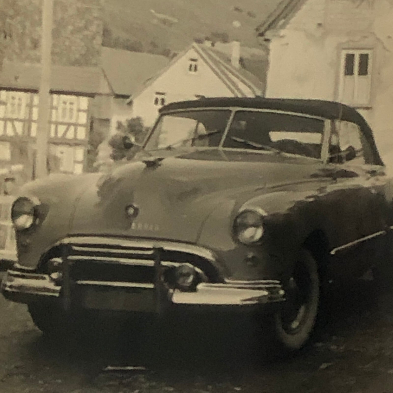 Vintage Car Automobile Photo Photograph Snapshot Lot of 2 Germany AL22SM2