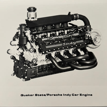 Porsche Quaker State Indy Racing Car Engine Factory Press Photo Photograph Print