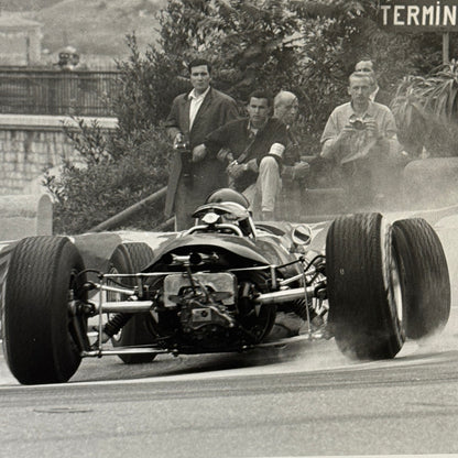 Vintage Racing Photo Photograph 1965 Monaco Grand Prix Race Autocar Magazine