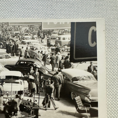 Vintage Auto Show Exhibit Photograph Print Cars General Motors Cadillac