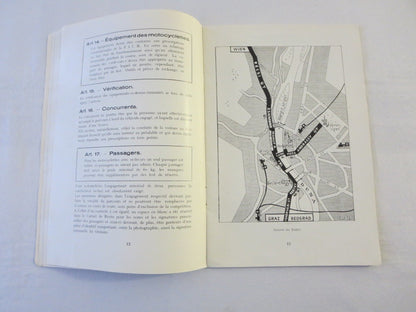 1931 KNAC Budapest Car & Motorcycle Rally Rallye Rules Book FRENCH Text