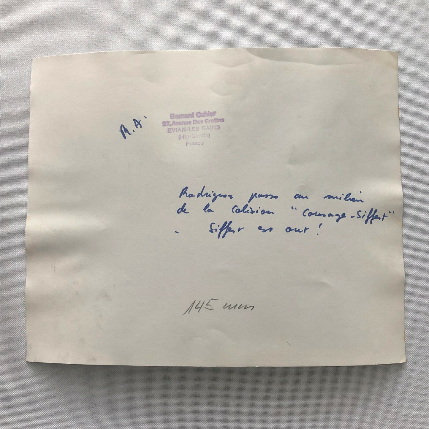 Vintage Grand Prix Racing Photo Photograph - Jo Siffert - Bernard Cahier 