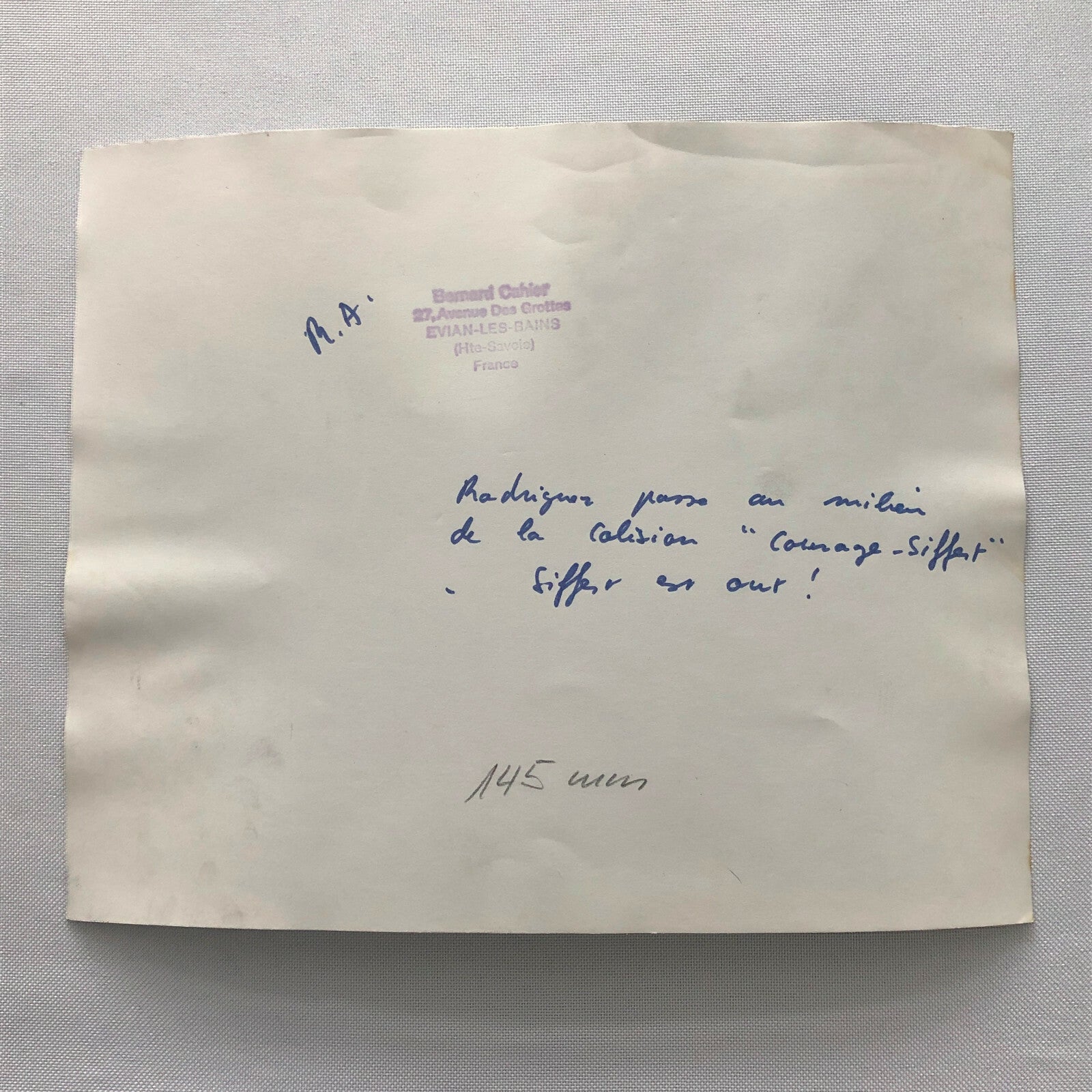 Vintage Grand Prix Racing Photo Photograph - Jo Siffert - Bernard Cahier 