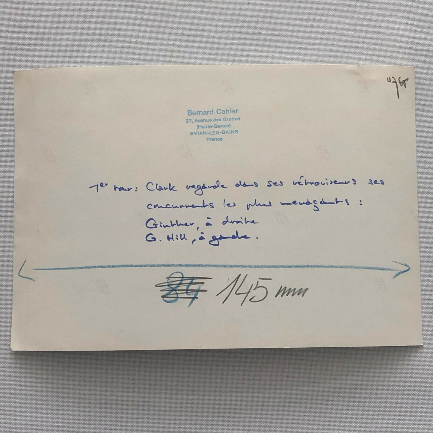 Vintage Grand Prix Car Racing Photo Photograph - Graham Hill Jim Clark + Cahier 