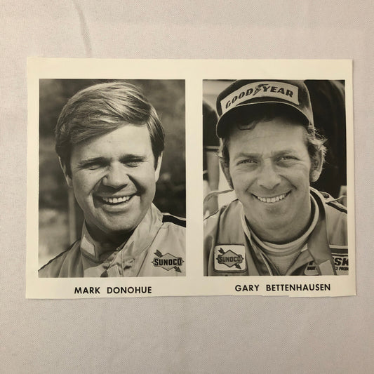 Vintage Indy Indianapolis Racing Photo Photograph Mark Donohue Gary Bettenhausen