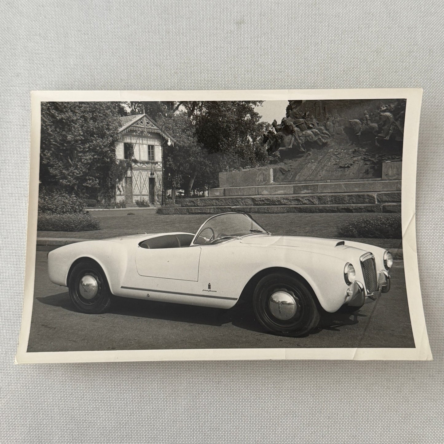 Lancia Aurelia Pininfarina Convertible Car Photo Photograph Vintage Publifoto