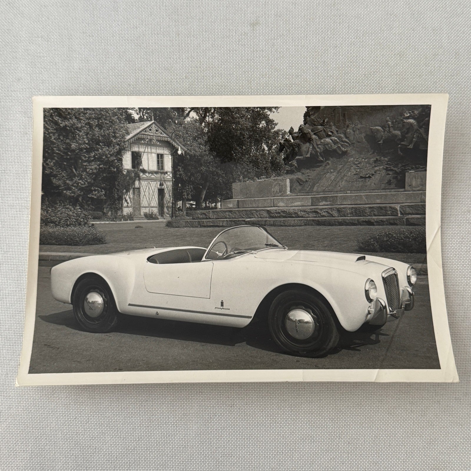 Lancia Aurelia Pininfarina Convertible Car Photo Photograph Vintage Publifoto