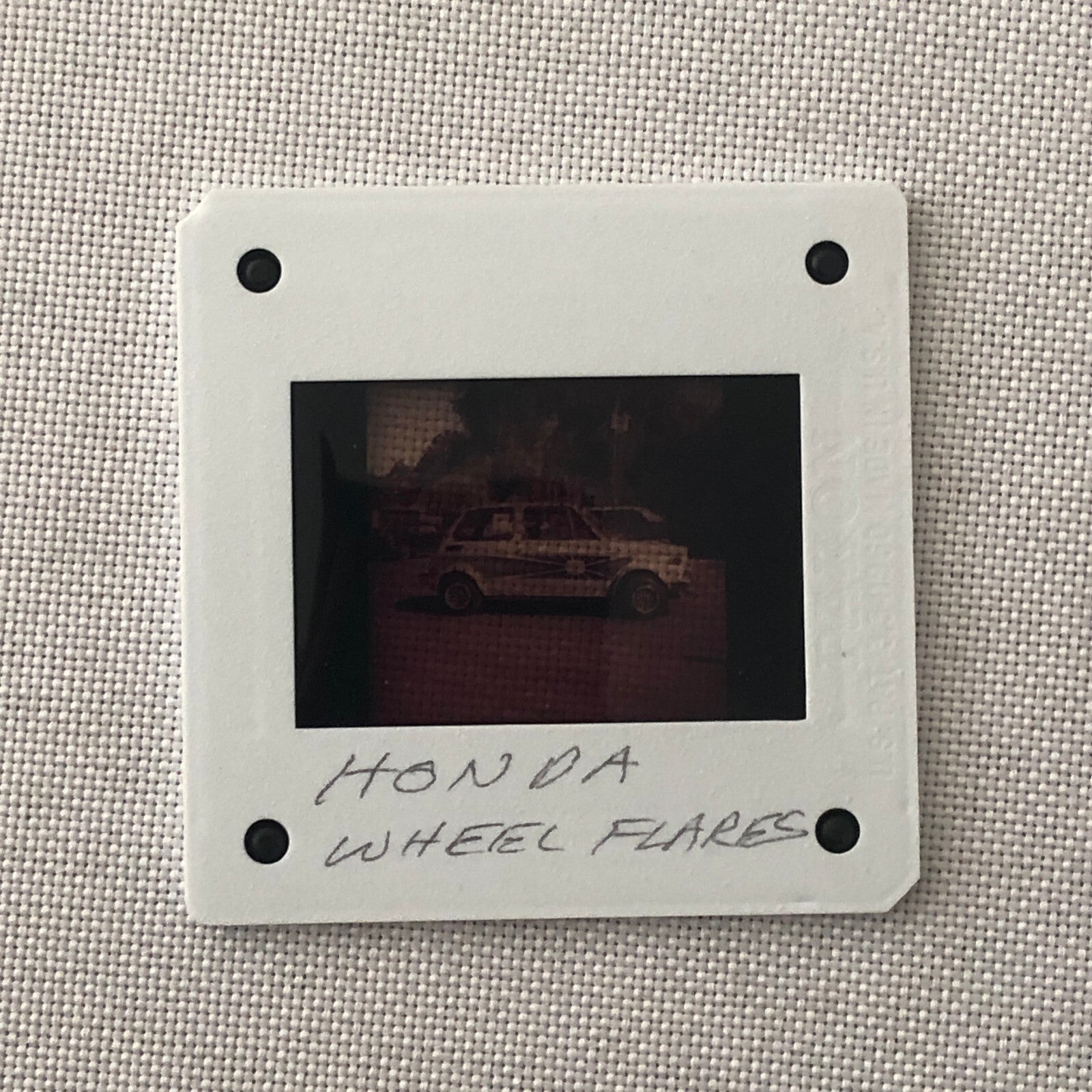 35mm Vintage Photo Slide Honda Car Custom Design Modified Automobile
