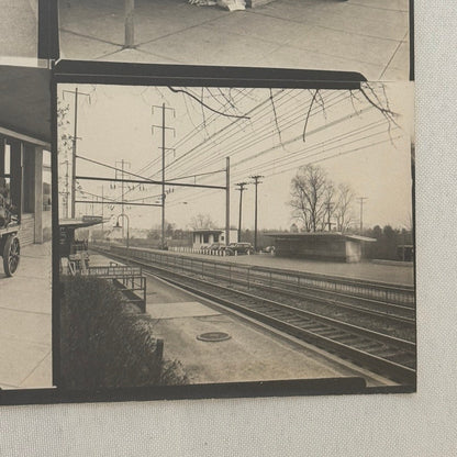 Vintage Pennsylvania Railroad Photo Contact Sheet Photograph Al Paul Lefton PRR