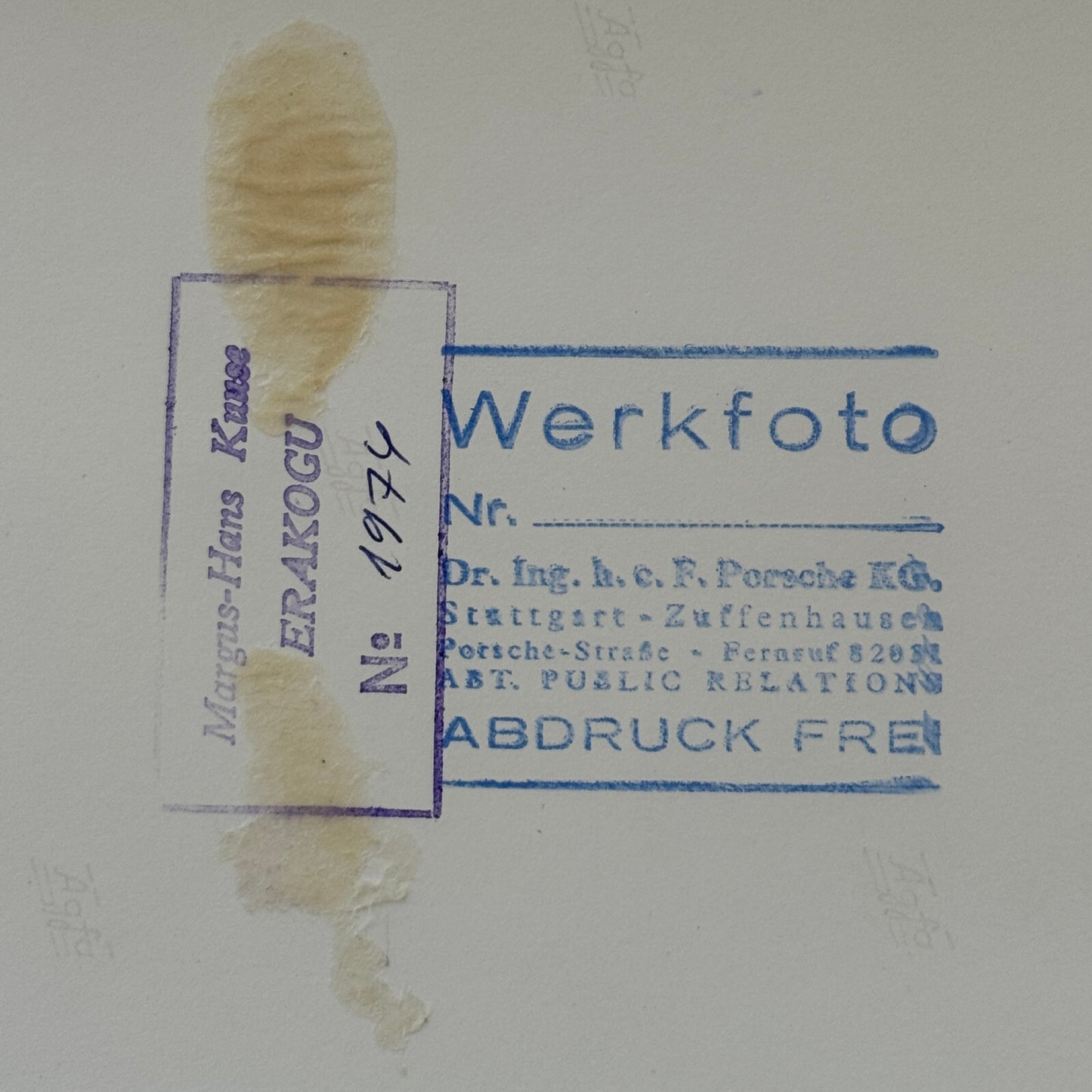 Porsche 935 Martini Racing Car Vintage Photo Photograph Print