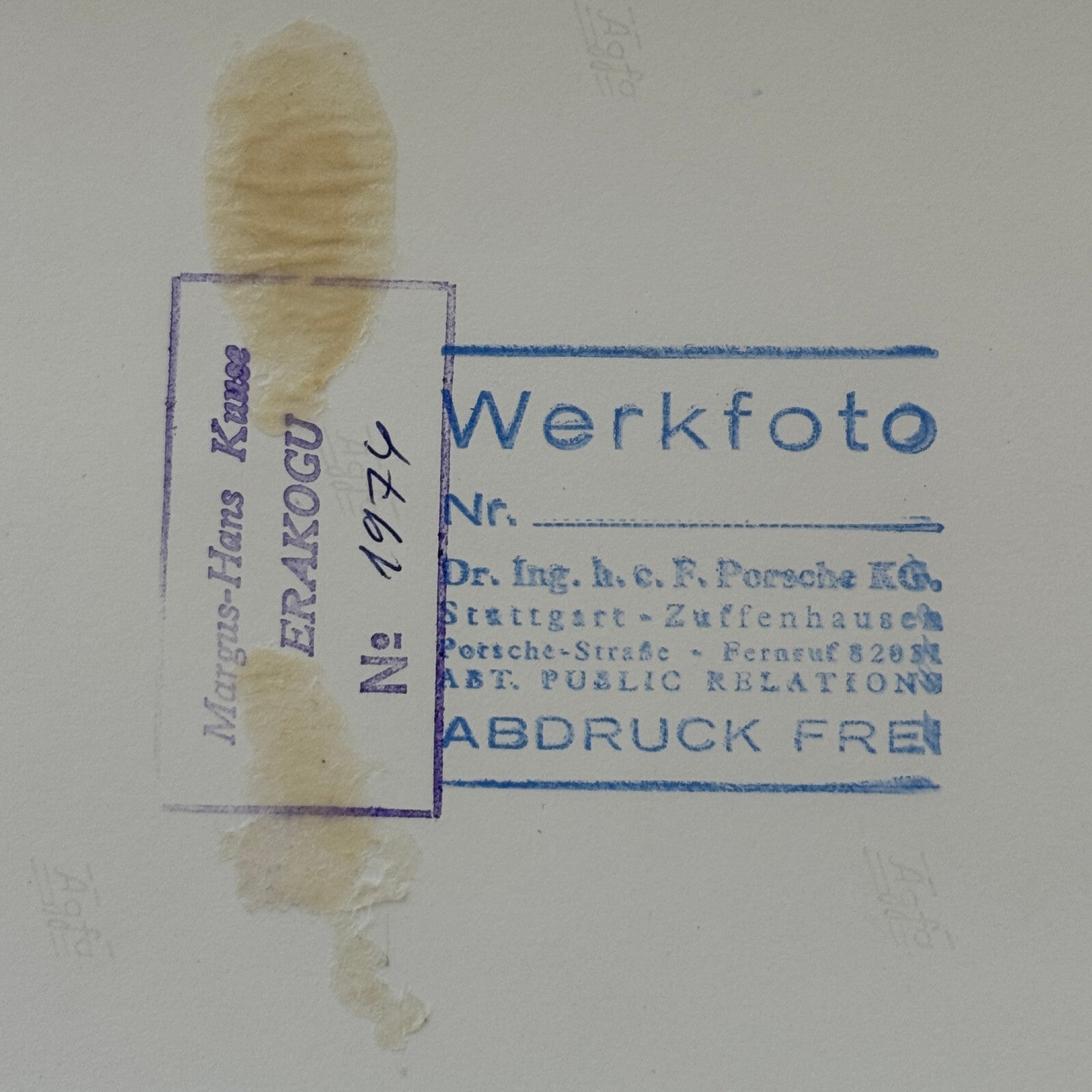 Porsche 935 Martini Racing Car Vintage Photo Photograph Print