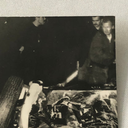 1964 24 Hours of LeMans Press Photo Photograph Renault Alpine Crash Orsini 