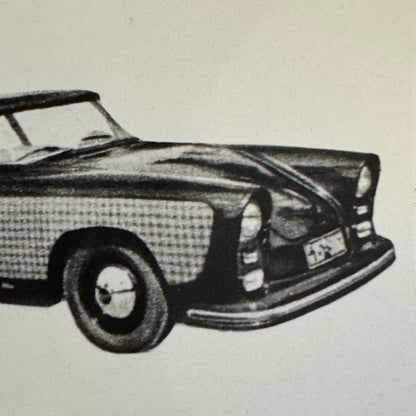 Vintage Coachbuilder Car Automobile Convertible Photo Photograph Unidentified