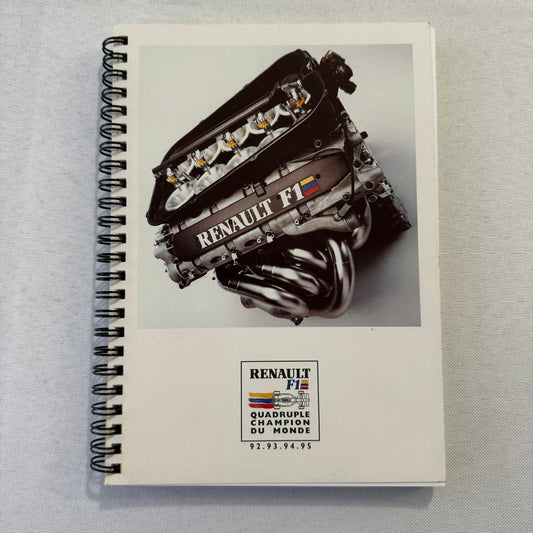 Renault Formula One F1 Racing Championship Press Brochure FRENCH 1992 - 1995