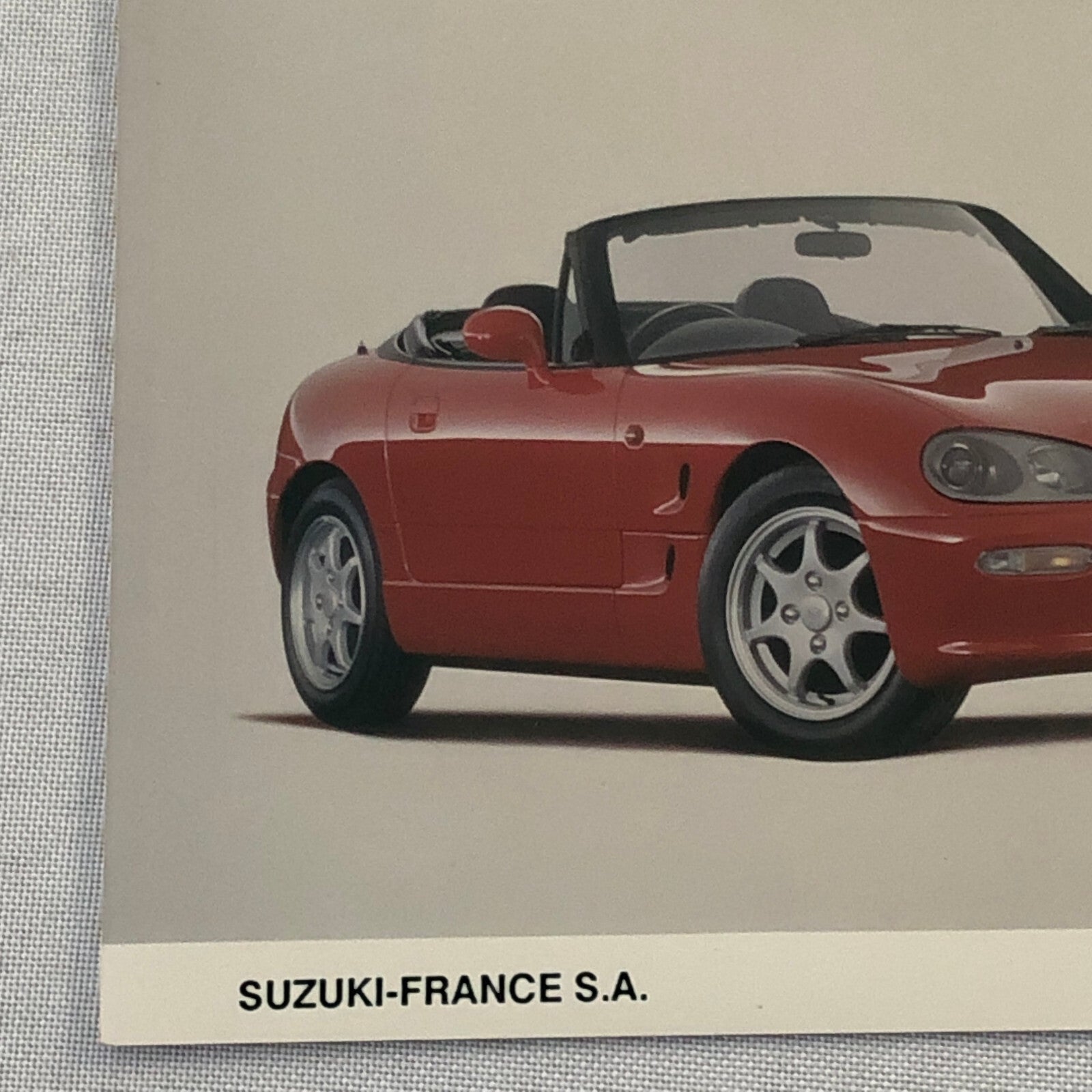Suzuki Capuccino Car Factory Press Photo Photograph France