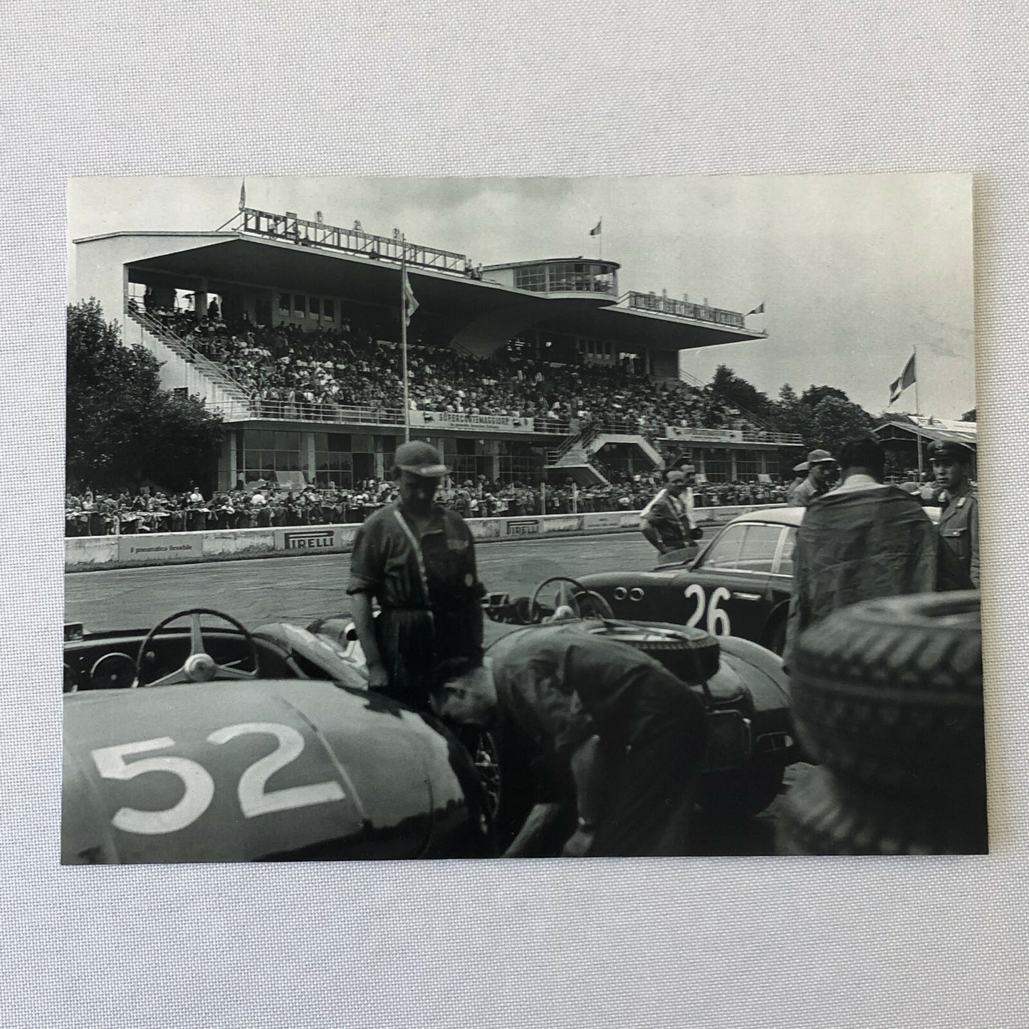 Vintage Racing Photo Photograph - Modern Era Print - Cars Mechanic Crew 
