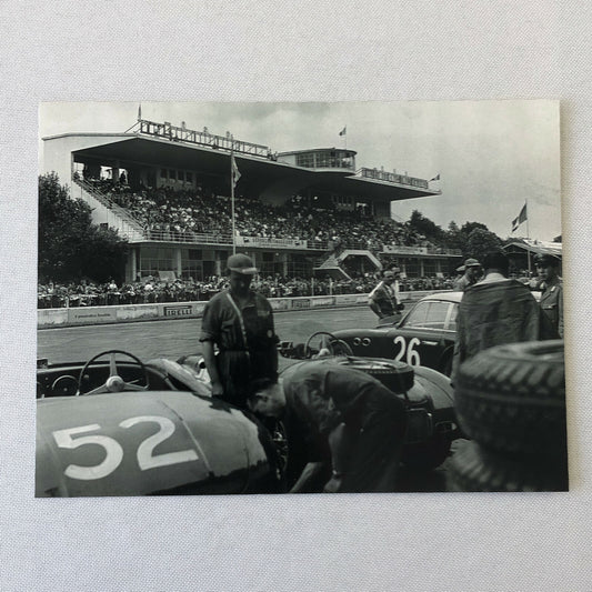 Vintage Racing Photo Photograph - Modern Era Print - Cars Mechanic Crew 