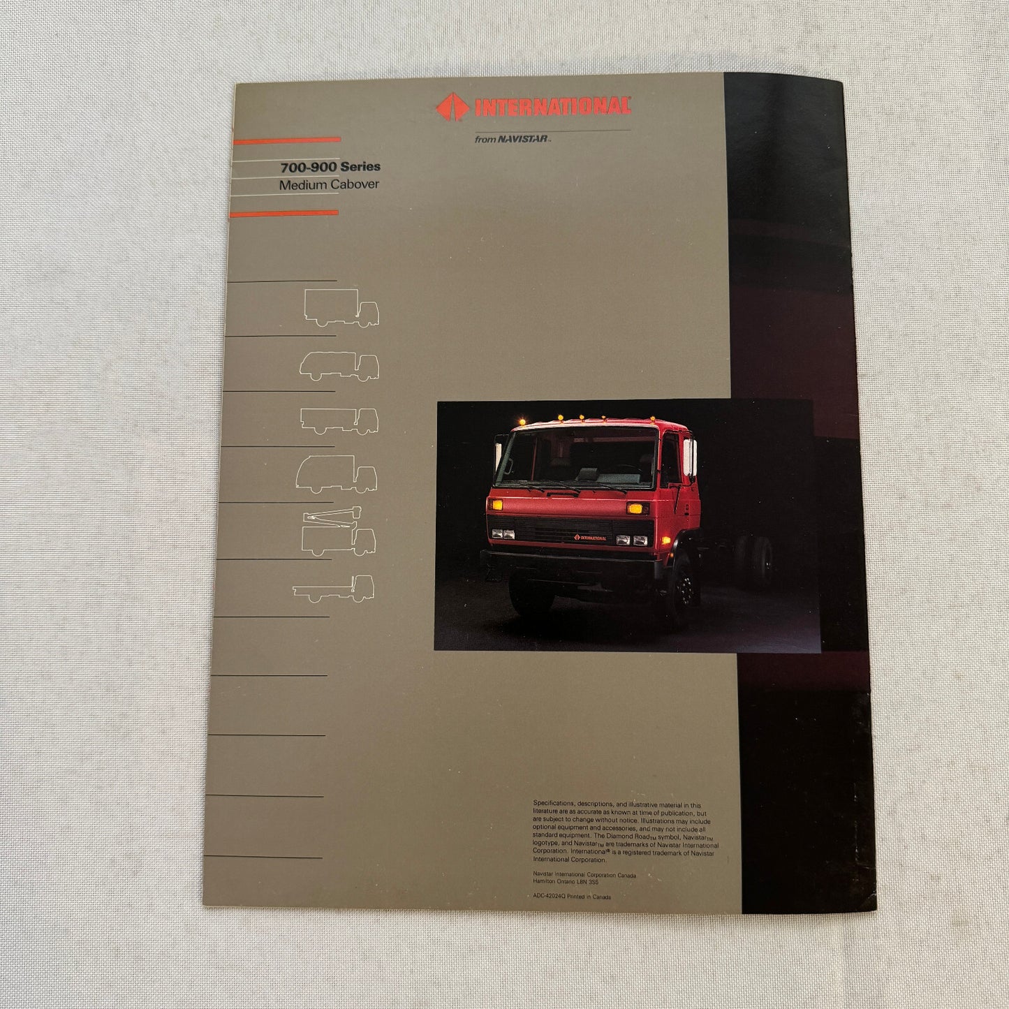 International Truck 700 and 900 Series Medium Cabover Sales Brochure Catalog