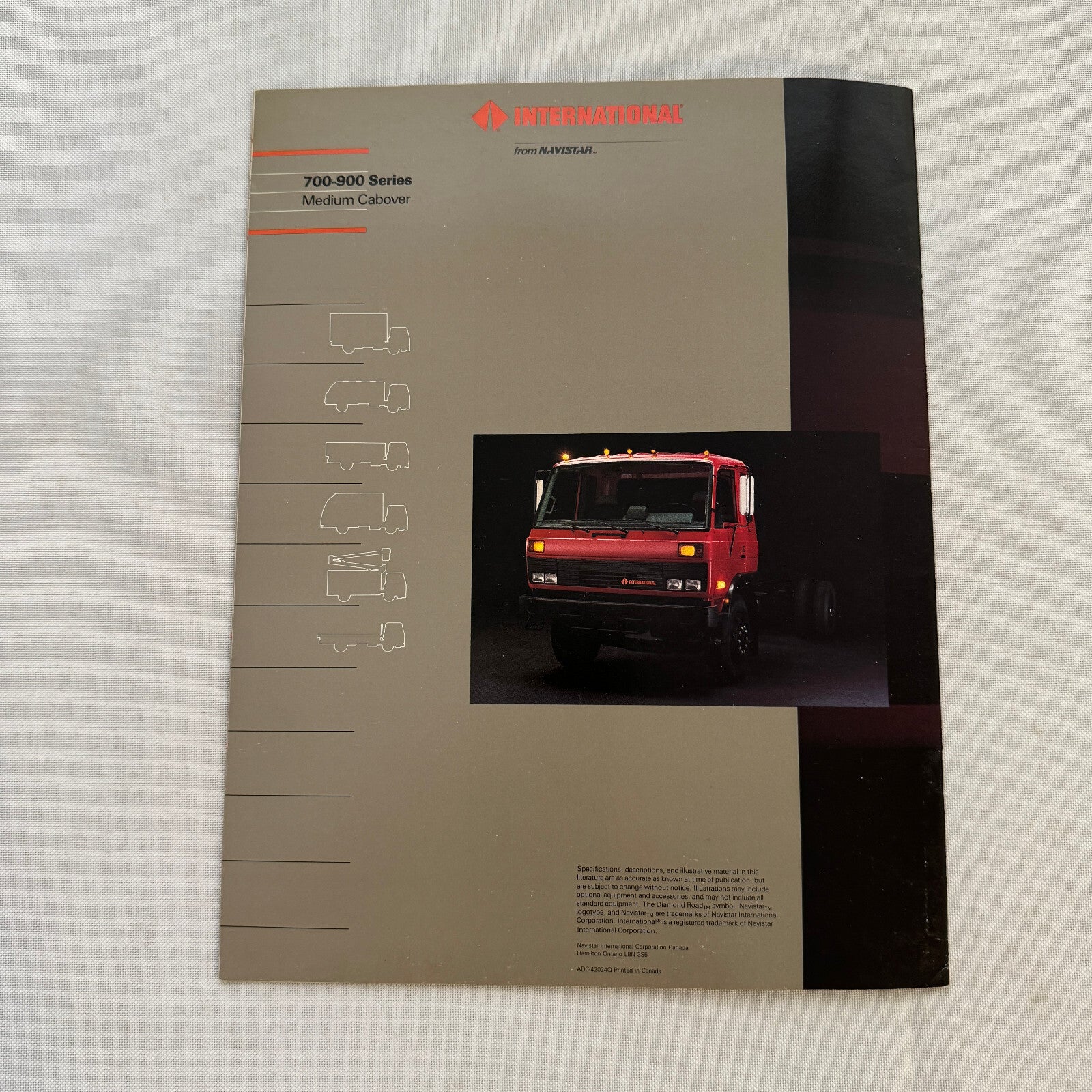 International Truck 700 and 900 Series Medium Cabover Sales Brochure Catalog