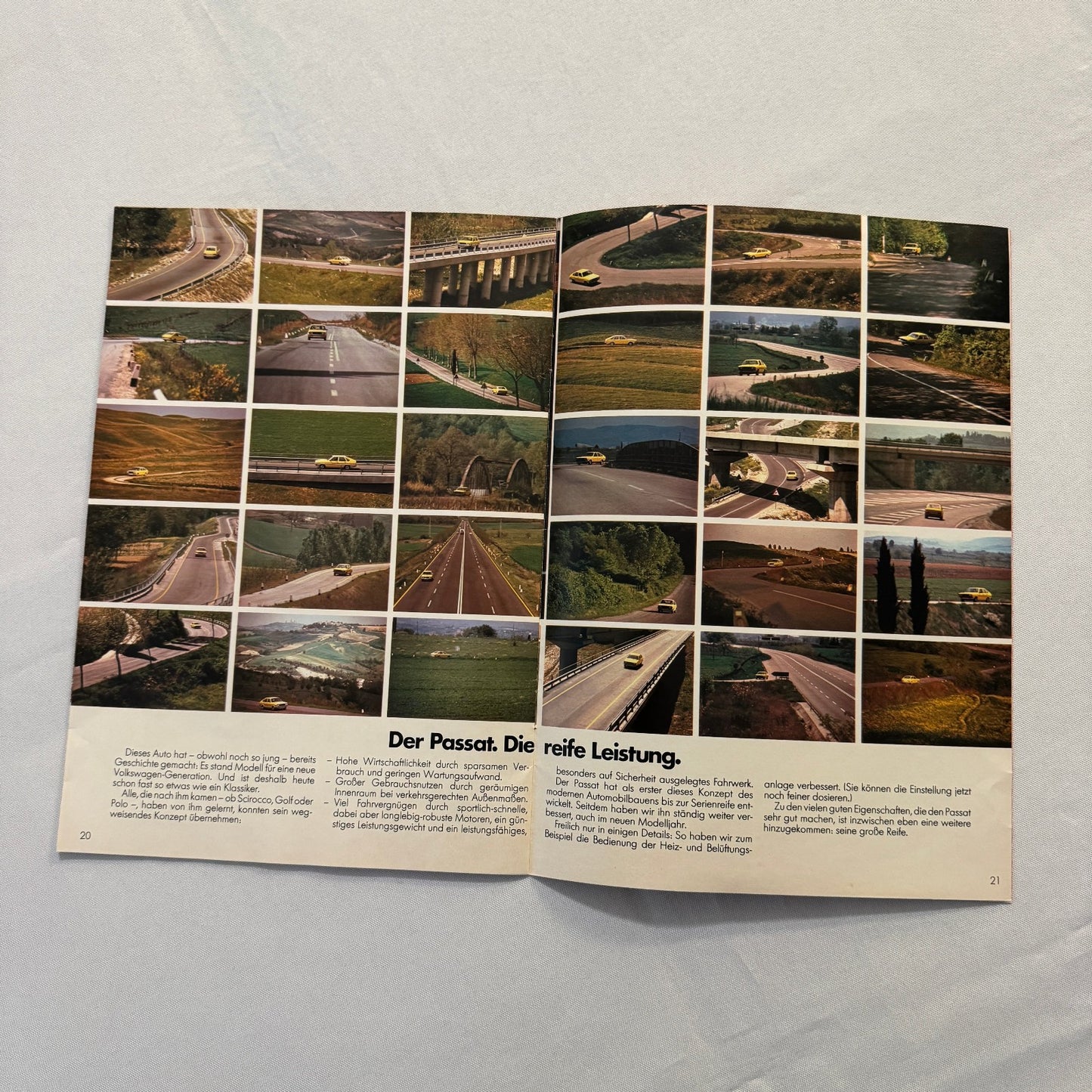 1977 Volkswagen Passat Car Sales Brochure Catalog Advertising GERMAN