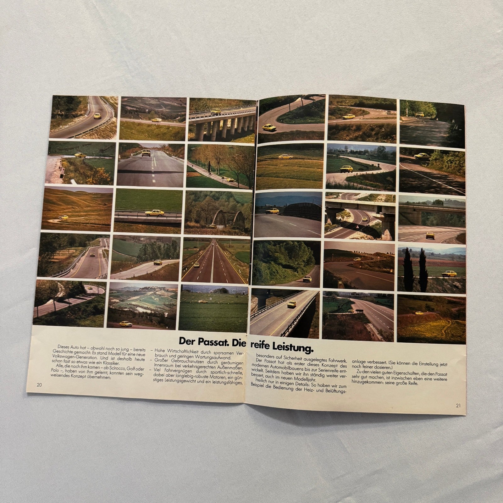 1977 Volkswagen Passat Car Sales Brochure Catalog Advertising GERMAN