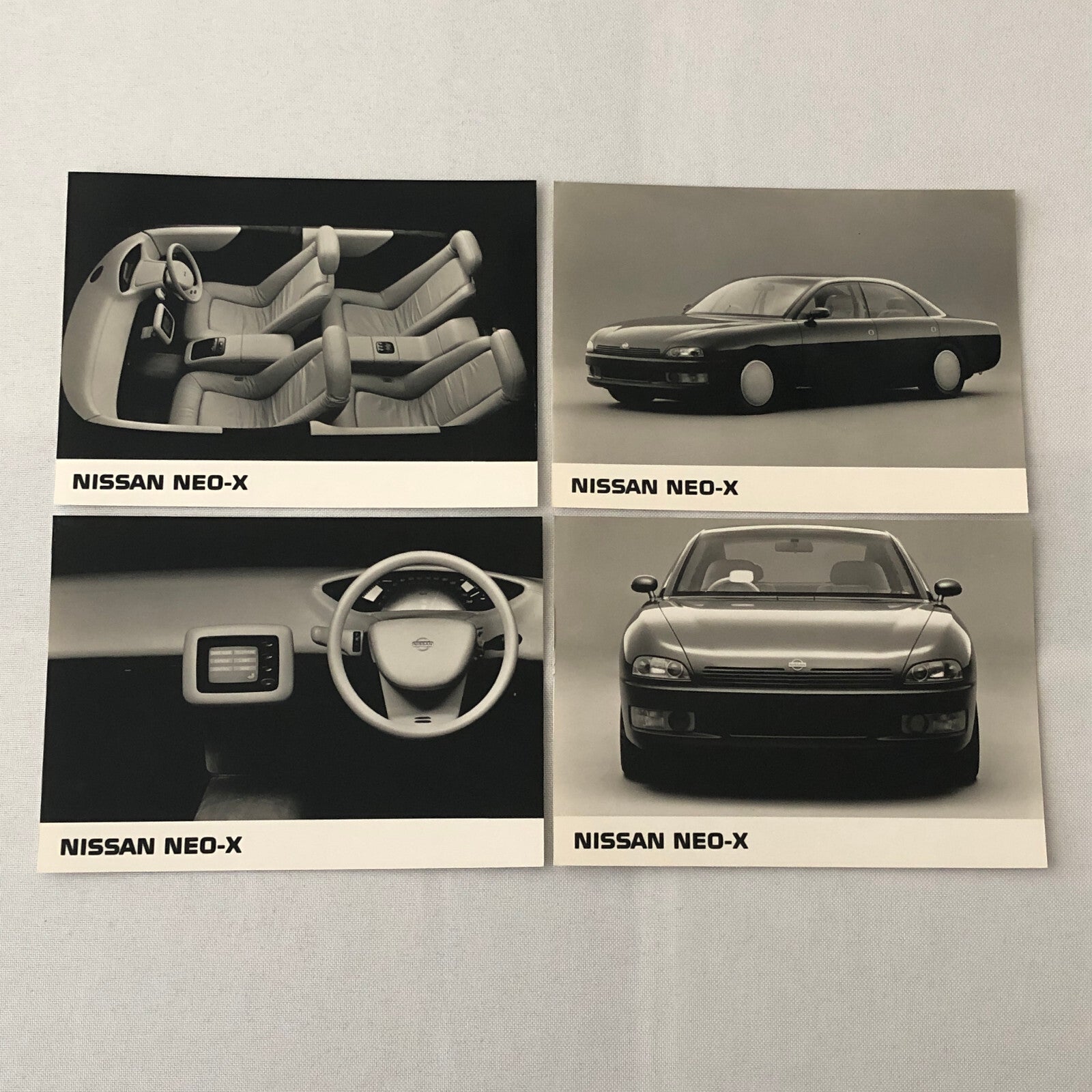 Nissan NEO-X  Concept Car Factory Press Photo Photograph Lot of 4 NEO X NEOX