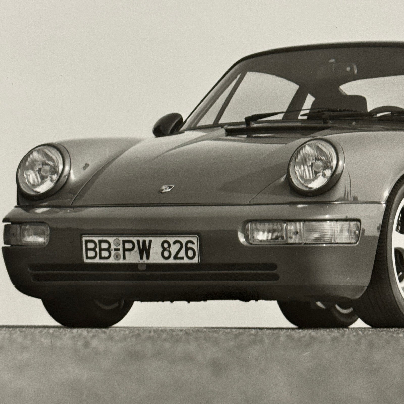 Porsche 911 Carrera RS Car Factory Press Photo Photograph Print Vintage