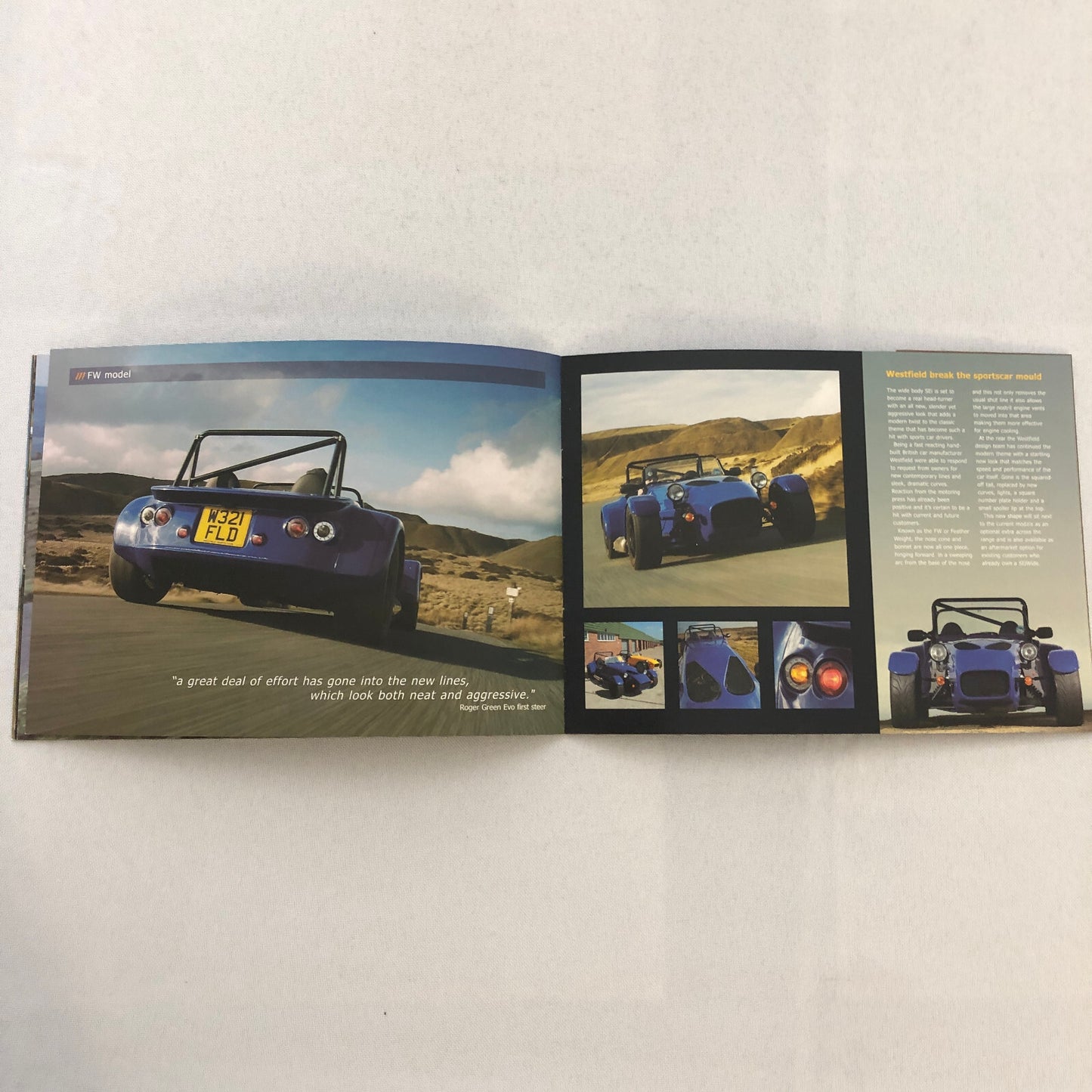 Westfield Sports Car Sales Brochure Catalog Kit Car XI 1600 2000 2000S Megabusa