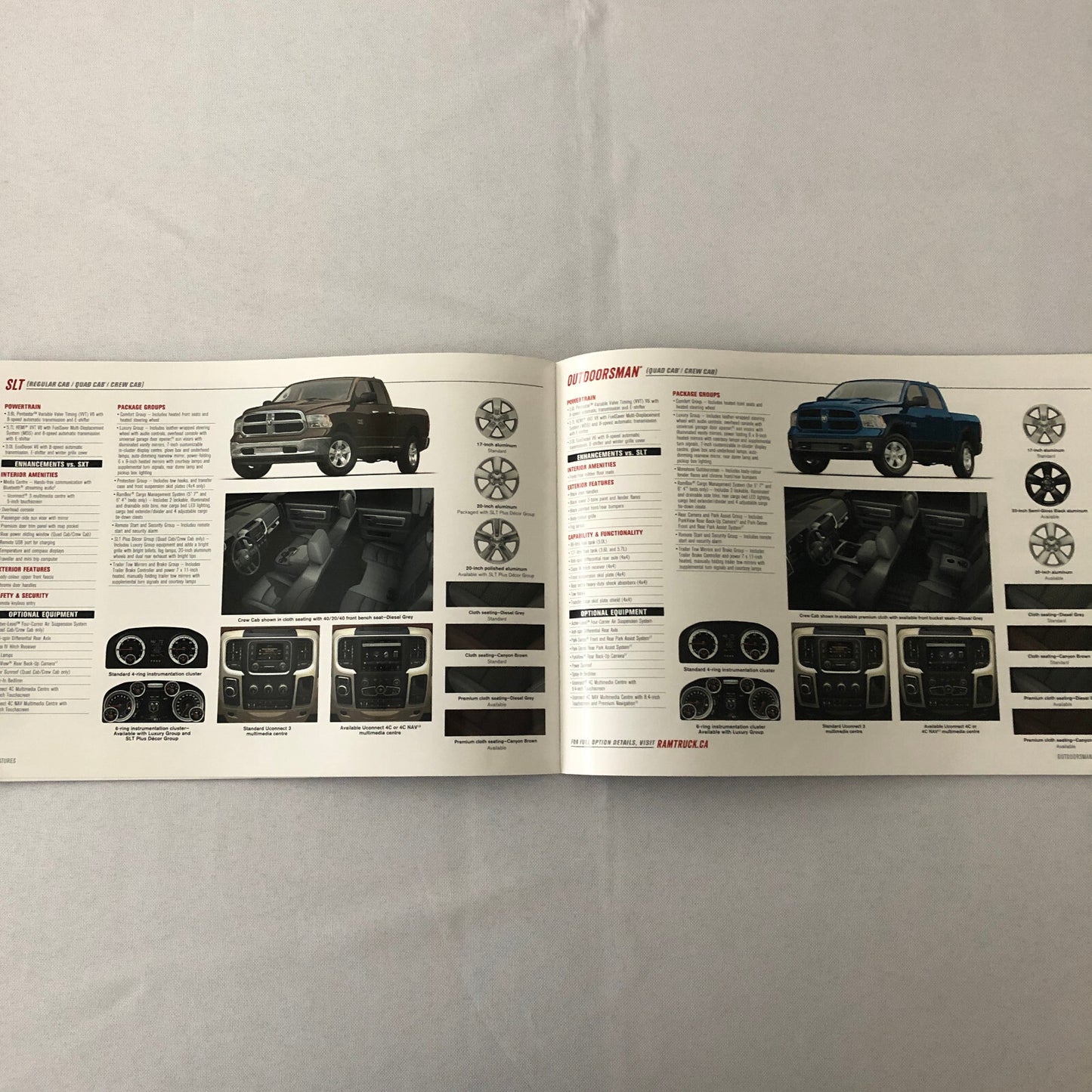 2018 Dodge Ram Pickup Truck Sales Brochure Catalog Big Horn Harvest Rebel ST +