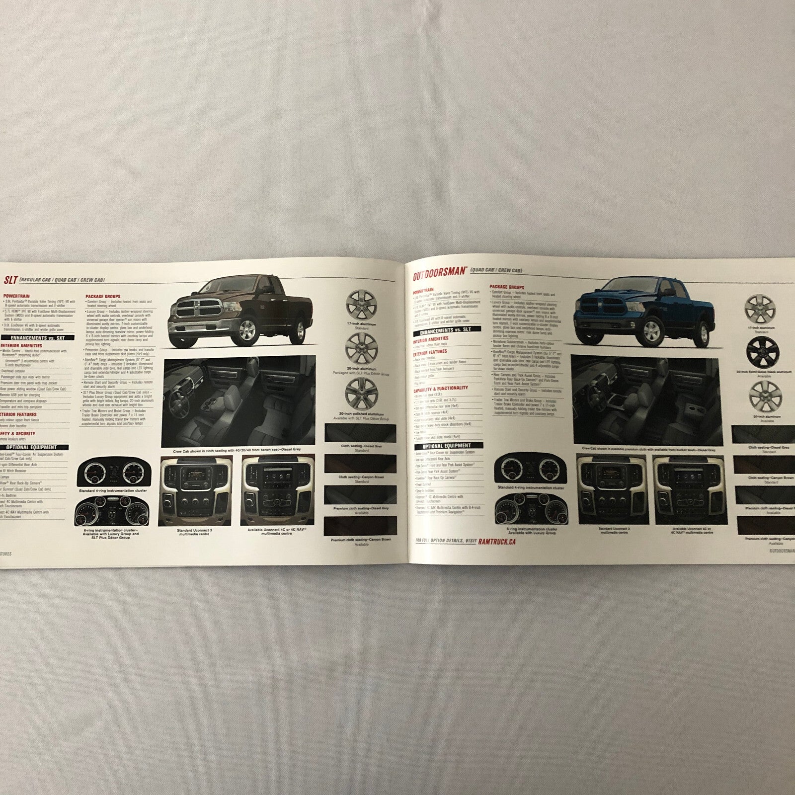 2018 Dodge Ram Pickup Truck Sales Brochure Catalog Big Horn Harvest Rebel ST +
