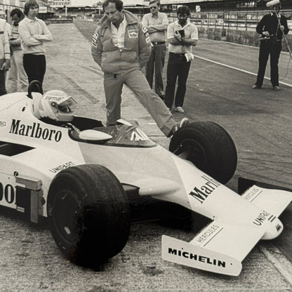 Niki Lauda Marlboro Racing Porsche TAG Turbo Car Photo Photograph Print