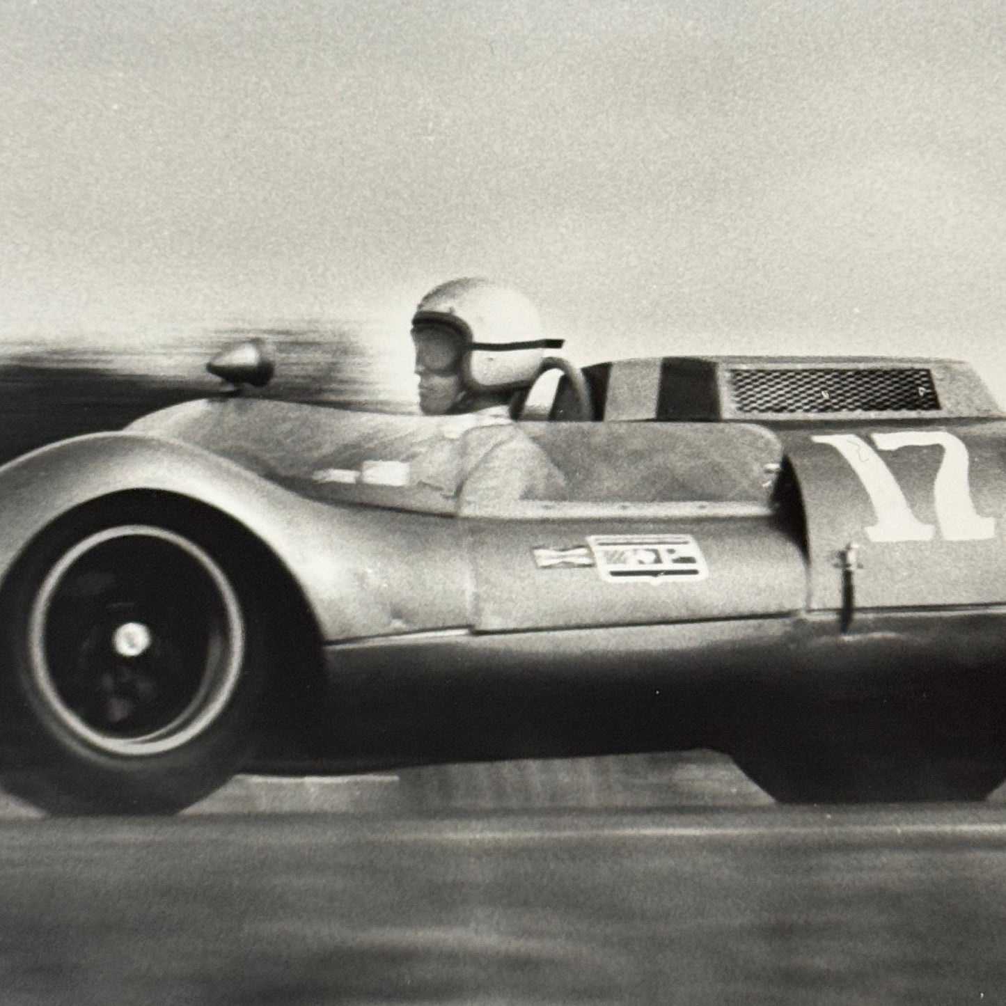 Vintage Racing Photo Roger Penske Cooper Chevy Car Motorsport MODERN PRINT
