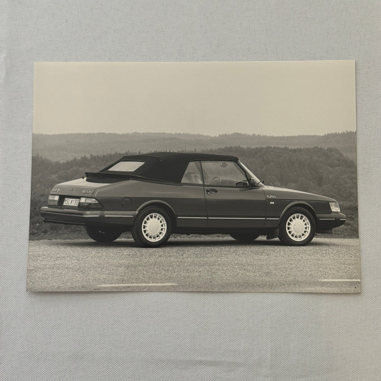 1988 Saab Press Kit Brochure Photos Saab 900 Turbo Cabriolet Convertible GERMAN