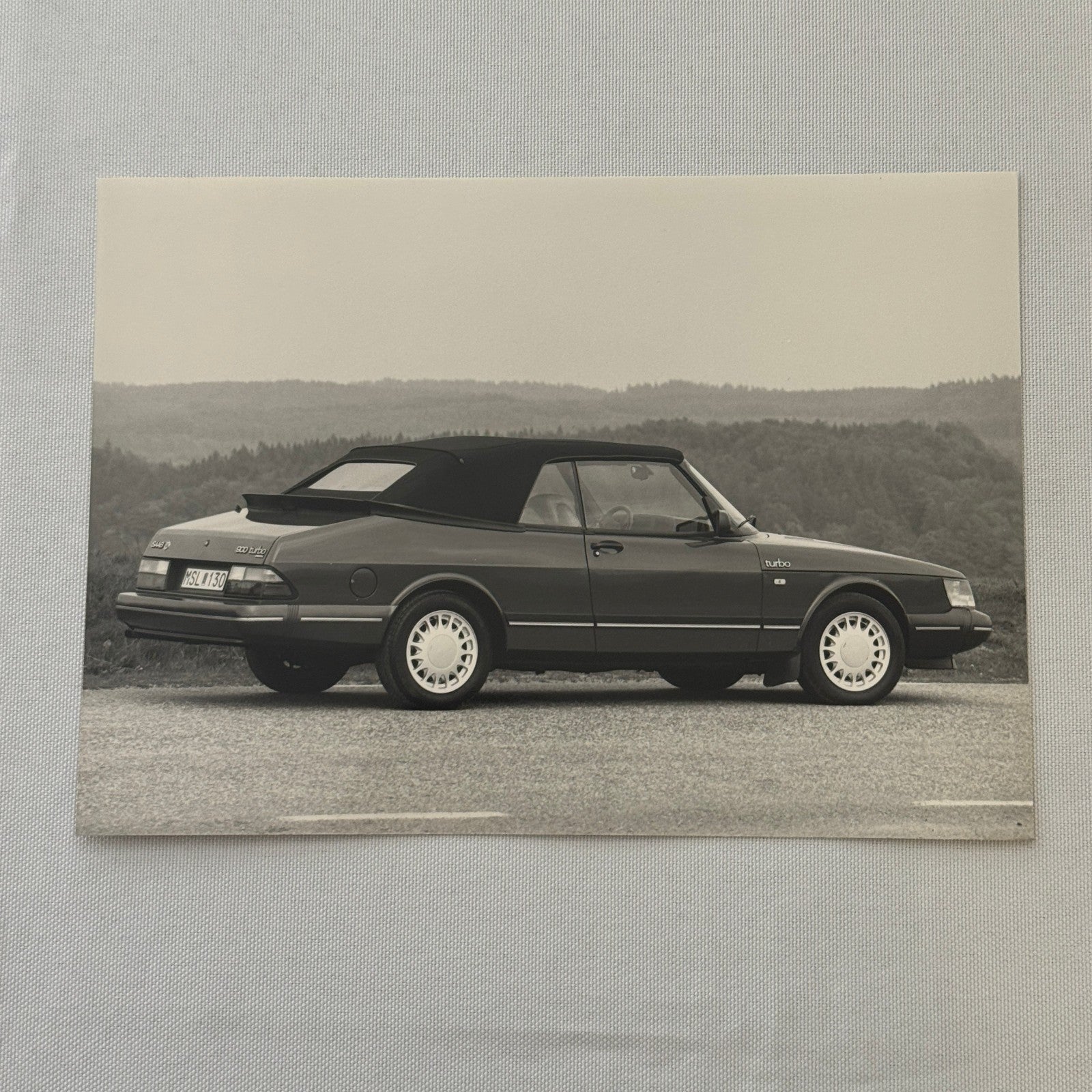 1988 Saab Press Kit Brochure Photos Saab 900 Turbo Cabriolet Convertible GERMAN