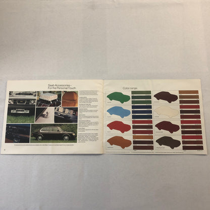 1978 Saab Sales Brochure Catalog Advertising 99 GL EMS GLE