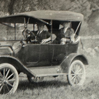 Vintage Car Automobile Photo Photograph Print Snapshot People