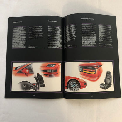 Vintage Nissan 300ZX Car Sales Brochure Catalog 300 ZX GERMAN Text European