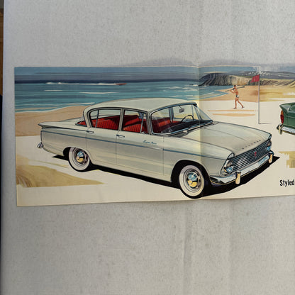 Hillman Super Minx Car Sales Brochure Catalog Advertising Vintage
