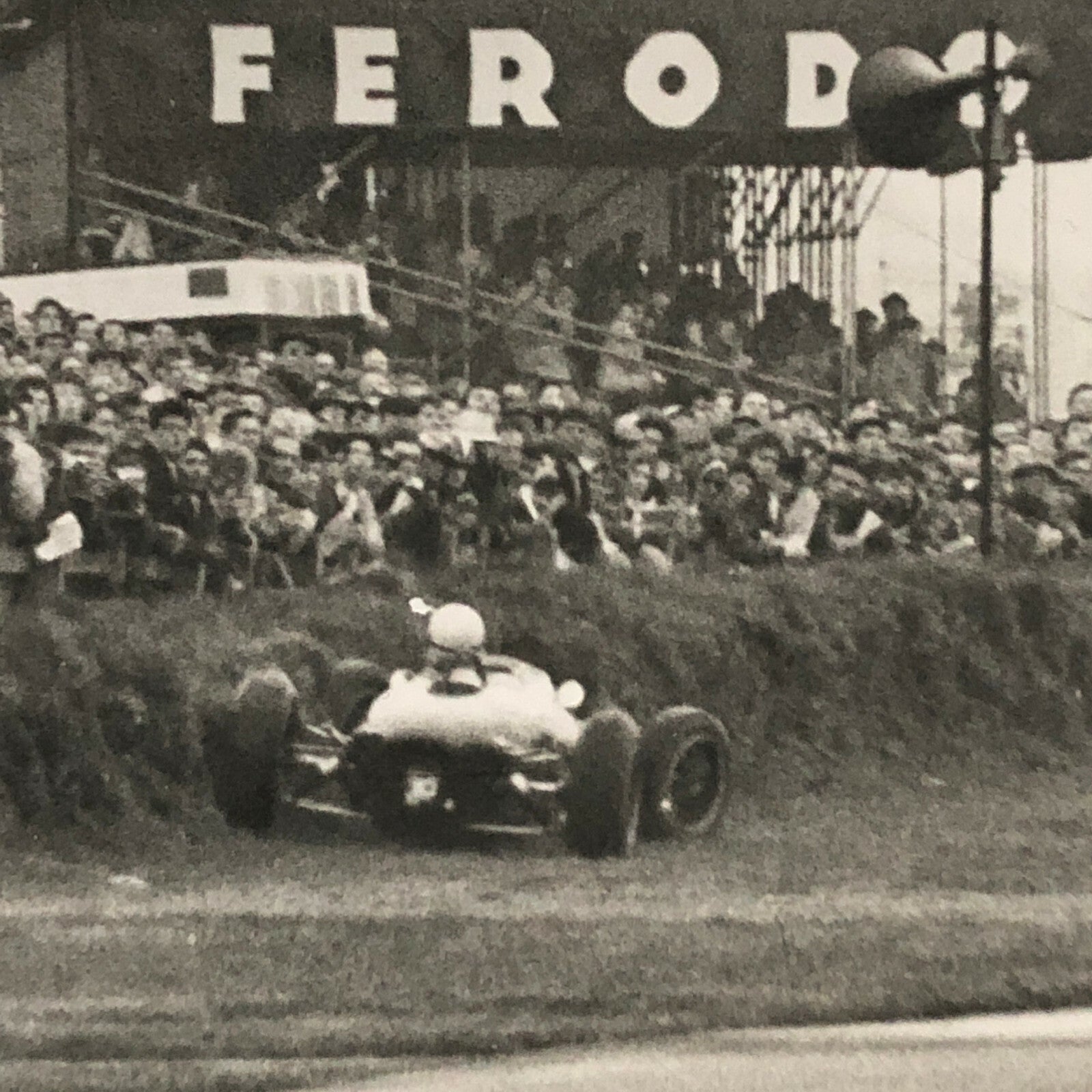 Vintage Racing Car Driver Photo Photograph Print 