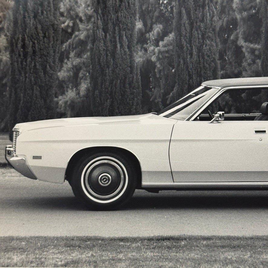 1972 Ford Galaxie 500 Hardtop Car Factory Press Photo Photograph Print