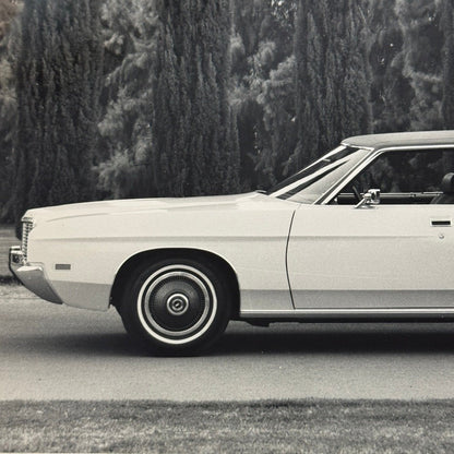 1972 Ford Galaxie 500 Hardtop Car Factory Press Photo Photograph Print