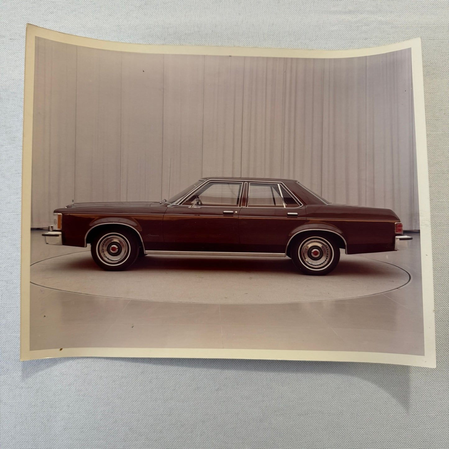 1975 Ford Granada Sedan Car Photo Photograph Print Vintage
